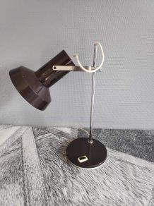 lampe spot vintage marron réglable 