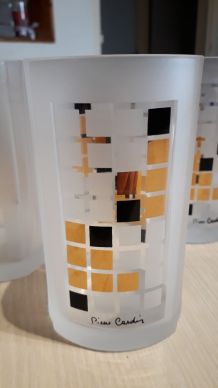  lot  de verres de luxe  pierre cardin  rare  