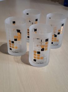  lot  de verres de luxe  pierre cardin  rare  