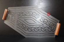 Boîte à biscuits bonbonnière vintage  Art Déco