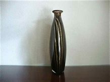 Vase soliflore en verre soufflé, style art déco