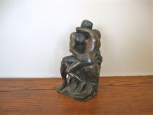 "Le Baiser", reproduction en bronze de l'œuvre de Rodin 
