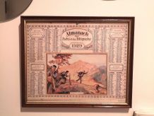 Cadre authentique Almanach 1929
