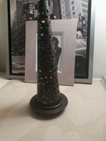 Bougeoir en fer Vintage 