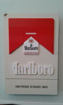 Plaque publicitaire Marlboro