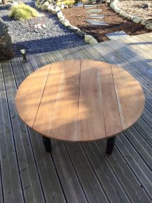 Table basse avec rallonges pliantes 