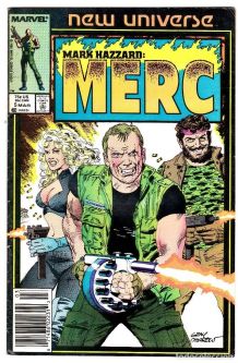 Mark Hazzard Merc 5 Marvel New Universe 1986