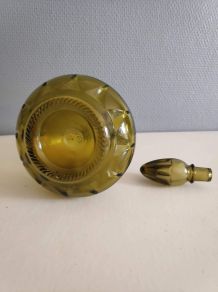 carafe à décanter vert ambré