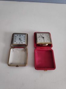 2 réveils de voyage mécaniques : Jaz  et Gemco