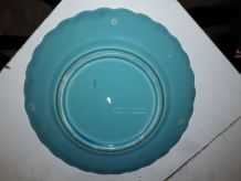 Assiette decorative sarreguemines