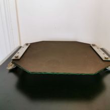 Plateau miroir art déco biseauté 