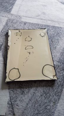 petit miroir ancien au mercure biseauté