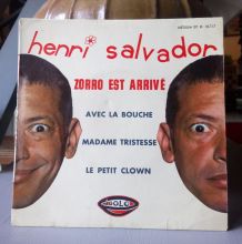 45 tours Henri Salvador (Zorro est arrivé !)