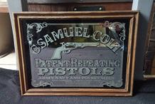 Miroir publicitaire Samuel Colt