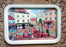 Ancien grand plateau de service - Massily France