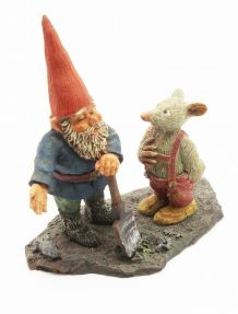 Statue Gnome classic Edberg avec un lapin