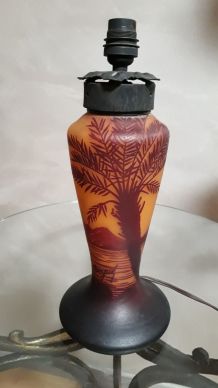pied LAMPE 1930  pate deverre SIGNÉE deguè ART DECO  tres be