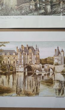 Lithographie de Daniel Dervaux