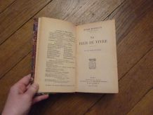 La Peur De Vivre- Henry Bordeaux- Librairie Plon