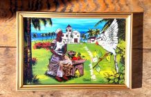 Joli cadre souvenir du Brésil 