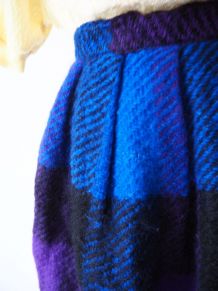 Jupe patineuse pure laine vintage 50's