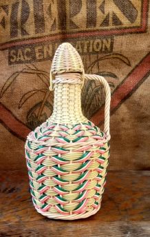 Bouteille scoubidou Années 70