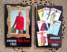 2 Almanachs Mode et Travaux 1964 et 1965