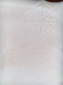Grande nappe LIN blanche 3,20 mx1,50 m