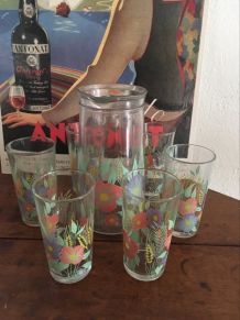 Service à orangeade vintage.