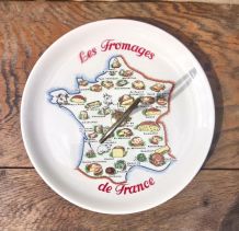 Plateau de service "Les fromages de France" - Années 70/80 