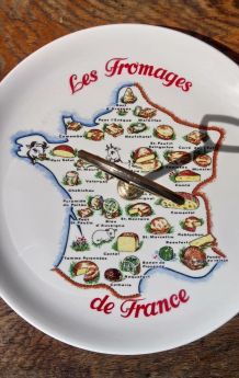 Plateau de service "Les fromages de France" - Années 70/80 