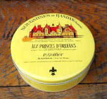 Boite en tôle "Nougatines de Randan" Auvergne