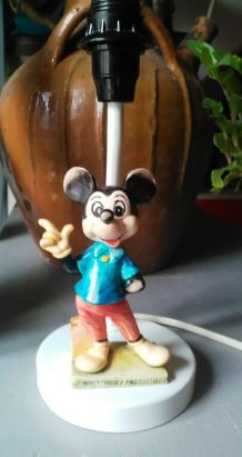 Pied de lampe Mickey - Walt Disney productions - Années 70