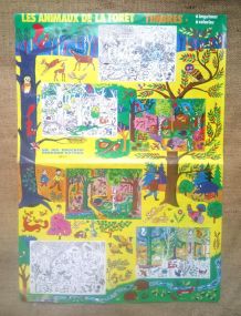 Timbres à imprimer "Animaux de la forêt" Fernand Nathan 