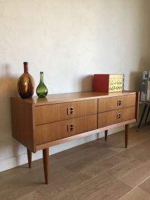 Enfilade coiffeuse style scandinave vintage années 60