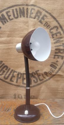 Lampe de bureau en métal et plastique -Années 70