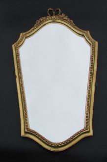 miroir doré style Louis XVI plâtre