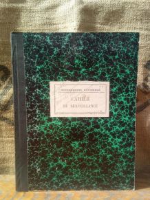 Ancien Cahier de surveillance de la Gendarmerie Nationale 