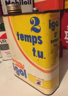 Bidon Huile Ancien Igol 2 temps