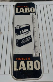 Plaque Thermomètre huile LABO