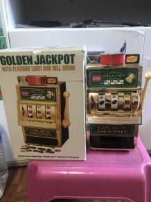 Machine à sous Golden Jackpot de collection vintage