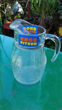 Carafe publicitaire CHOC CITRON 80's