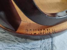 tabouret de bar estampillé Baumann en bois 