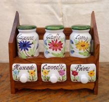 Ancienne étagère à épices 