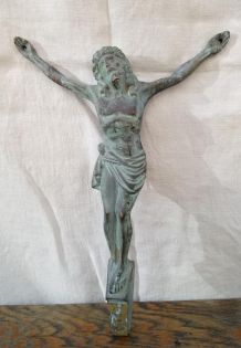 Christ ancien en bronze 