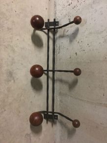 Patère 6 boules années 60