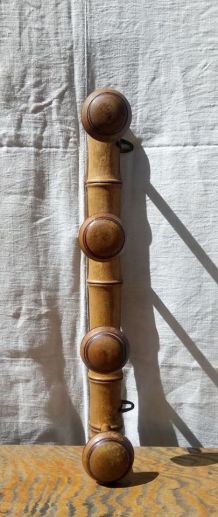 Ancien porte manteaux 4 patères - Années 50