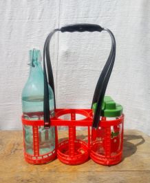 Porte bouteille en plastique de la marque Clé - Années 60/70