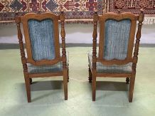 Paire de chaises basses du XIXème en merisier