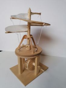 Maquette en bois Hélicoptère